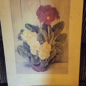 Wall art floral small